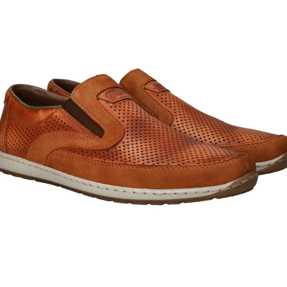 Rieker Instappers Cognac Heren|Heren Instappers|Comfort