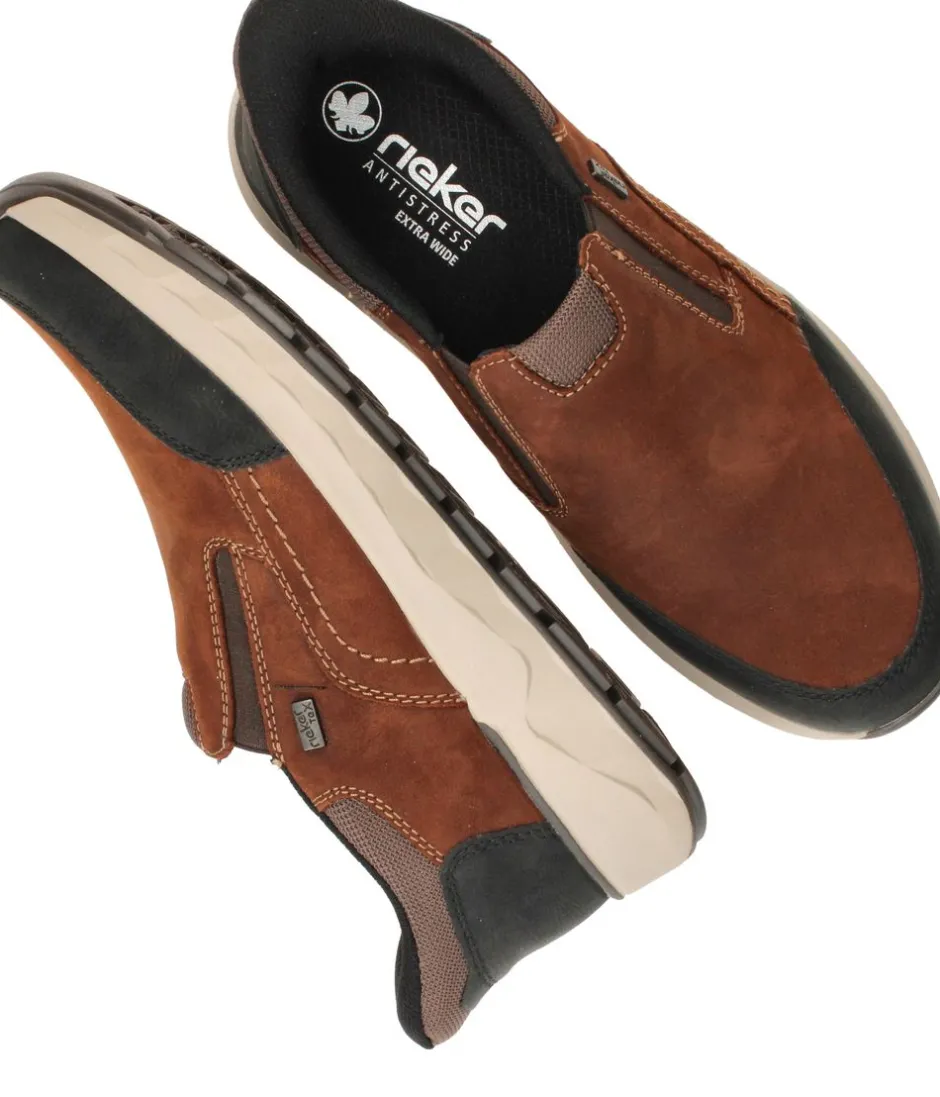 Rieker R-TEX Instappers Cognac Heren|Heren Comfort|Instappers