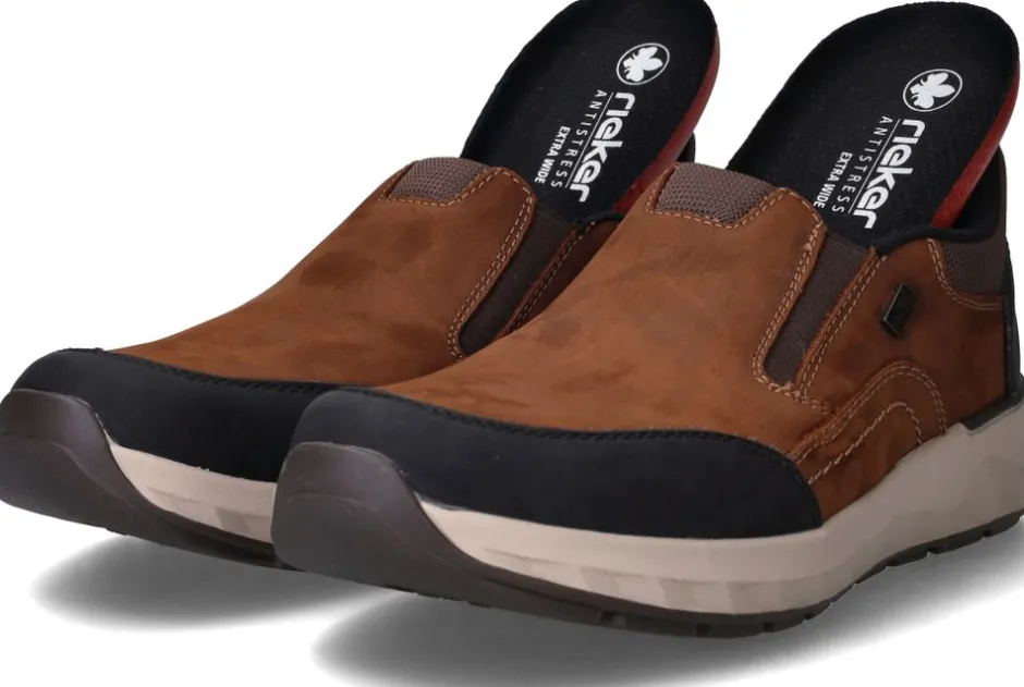 Rieker R-TEX Instappers Cognac Heren|Heren Comfort|Instappers