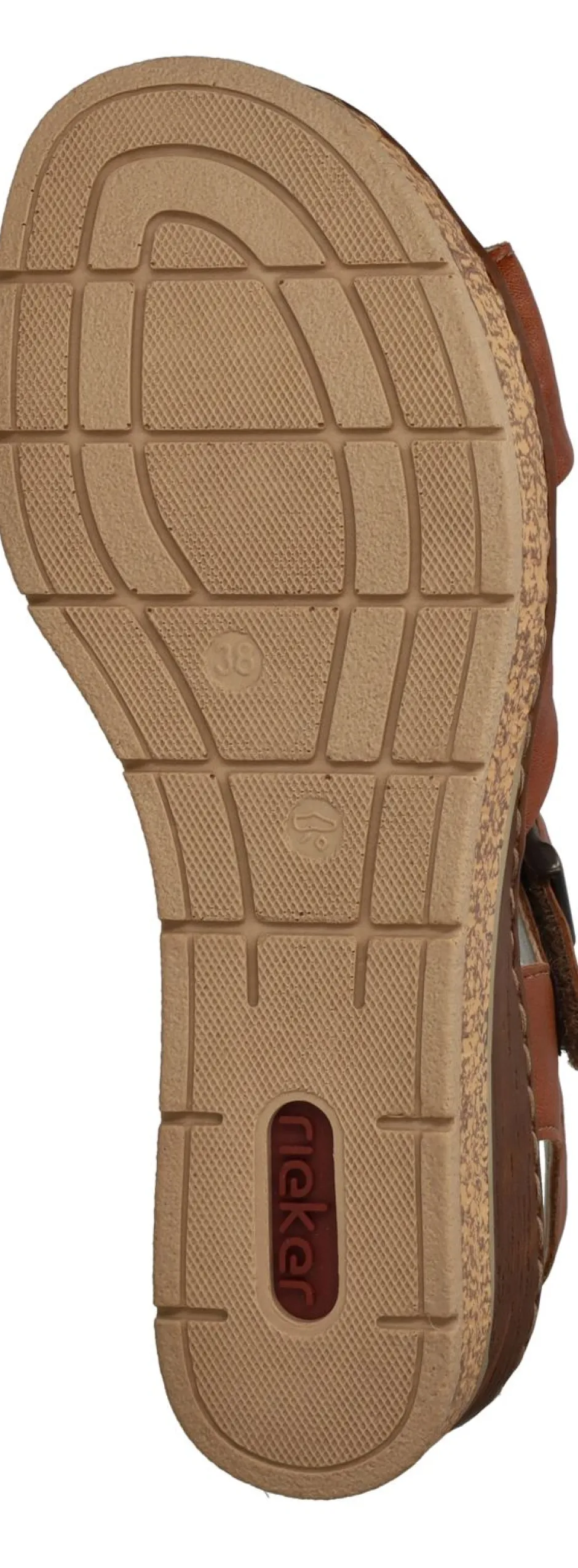 Rieker Sandalen Cognac Dames|DAMES Sandalen|Comfort
