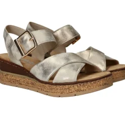 Rieker Sandalen Goud Dames|DAMES Sandalen