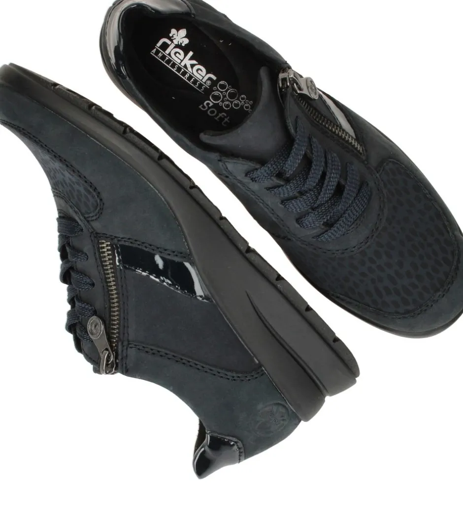 Rieker Sneakers Dames|DAMES Veterschoenen|Comfort