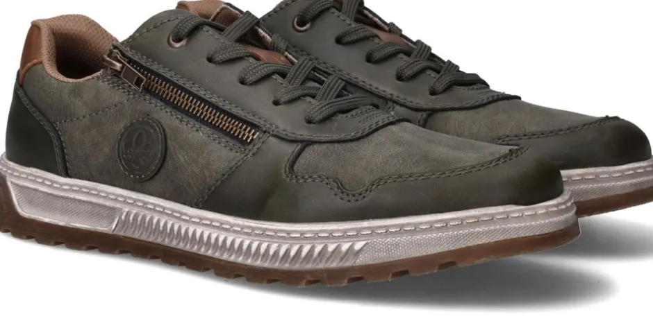 Rieker Sneakers Groen Heren|Heren Comfort|Sneakers