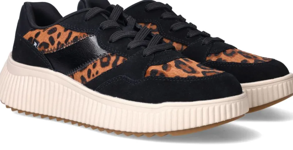 Rieker Sneakers Zwart Dames|DAMES Sneakers|Comfort
