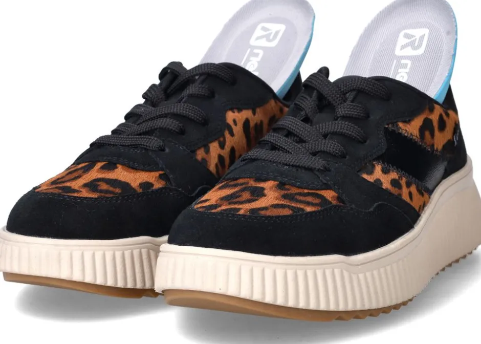 Rieker Sneakers Zwart Dames|DAMES Sneakers|Comfort