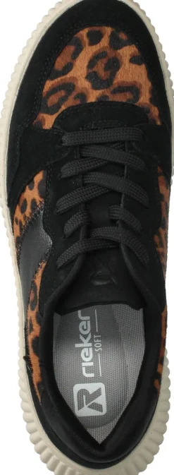 Rieker Sneakers Zwart Dames|DAMES Sneakers|Comfort