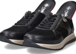 Rieker Sneakers Zwart Dames|DAMES Comfort|Sneakers
