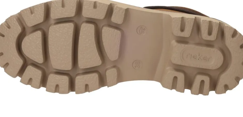 Rieker Veterboots Cognac Dames|DAMES Boots