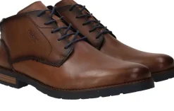 Rieker Veterschoenen Cognac Heren|Heren Veterschoenen