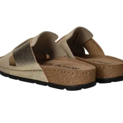Rohde Slippers Goud Dames|DAMES Slippers