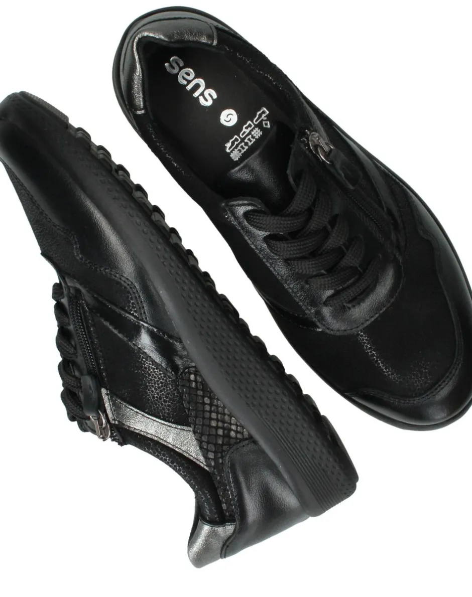 Sens Sneakers Zilver Dames|DAMES Comfort|Sneakers