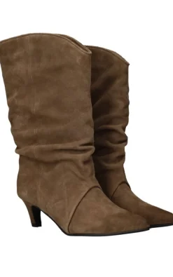 Shoecolate Laarzen Taupe Dames|DAMES Laarzen