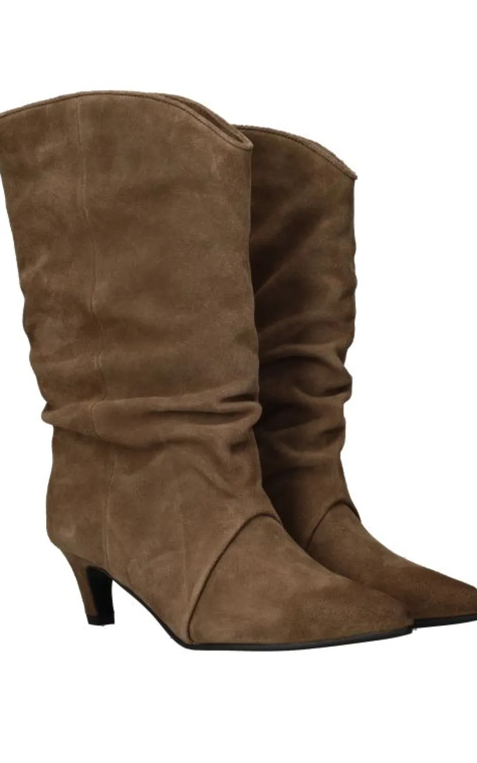 Shoecolate Laarzen Taupe Dames|DAMES Laarzen