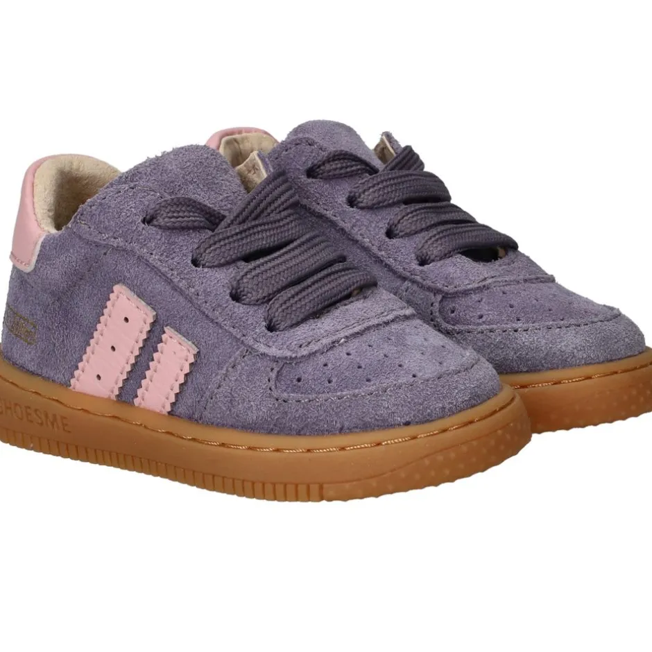 Shoesme Veterschoenen Paars Meisjes| Sneakers