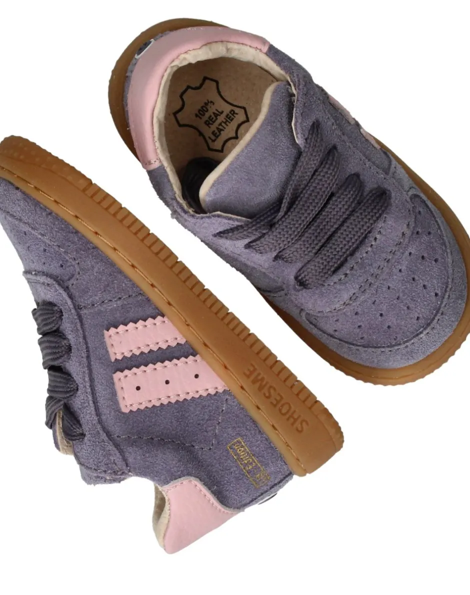 Shoesme Veterschoenen Paars Meisjes| Sneakers