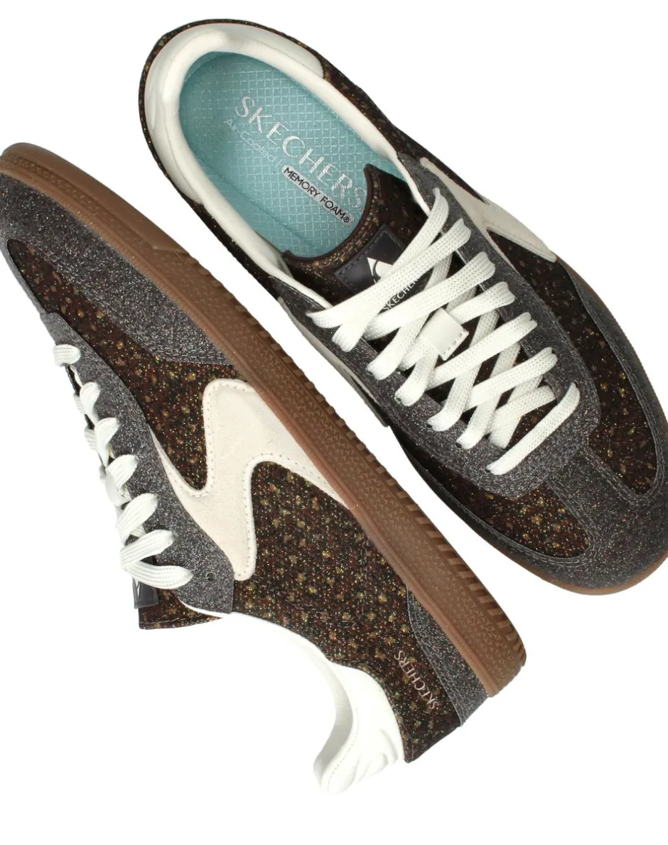 Skechers Hotshot Leopard Magic Sneakers Dames|DAMES Sneakers