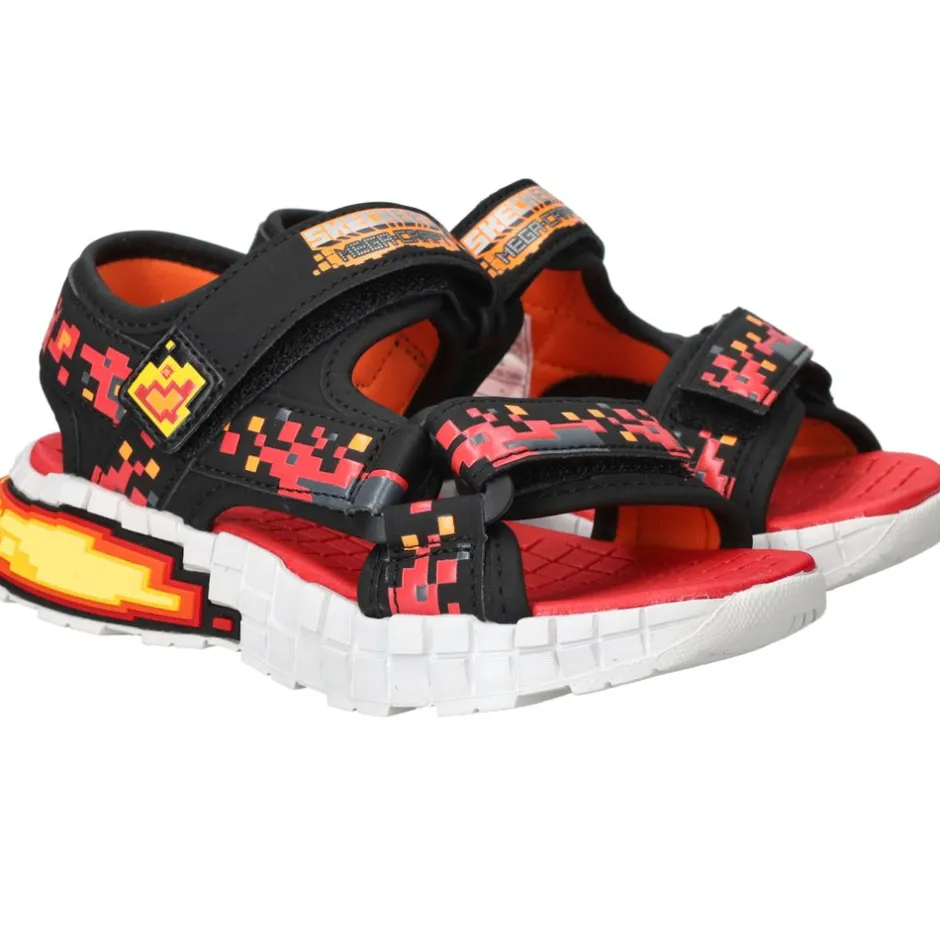 Skechers Mega Splash 4K Sandalen Rood Jongens| Sandalen