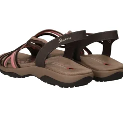 Skechers Reggae Slim Simply Stretch Sandalen Bruin Dames|DAMES Sandalen|Comfort