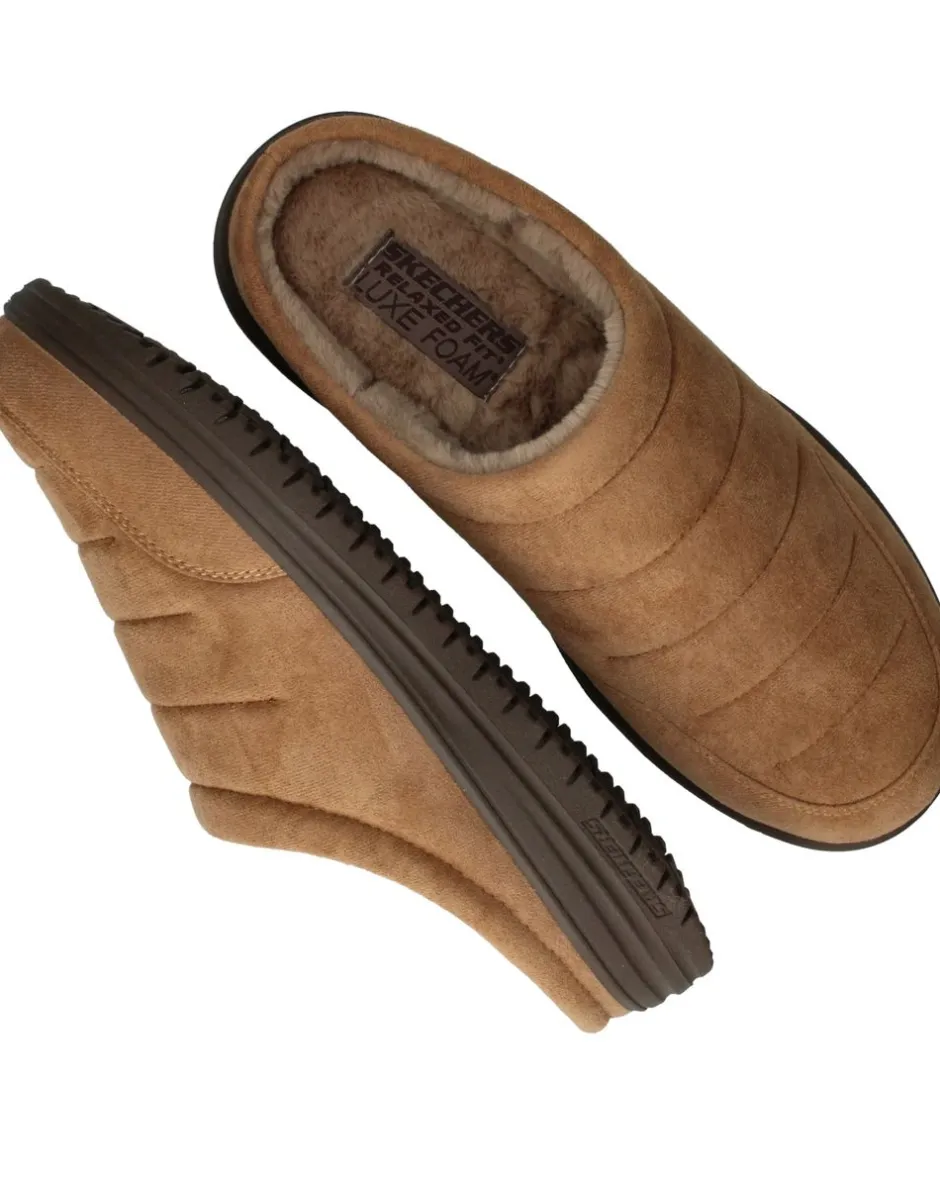 Skechers Relaxed Fit Murette Garvanza Pantoffels Heren|Heren Pantoffels