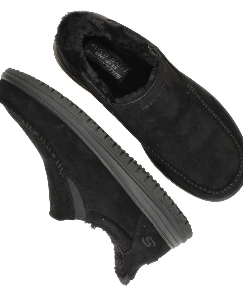 Skechers Relaxed Fit Slip-Ins Murette Scofield Heren|Heren Pantoffels