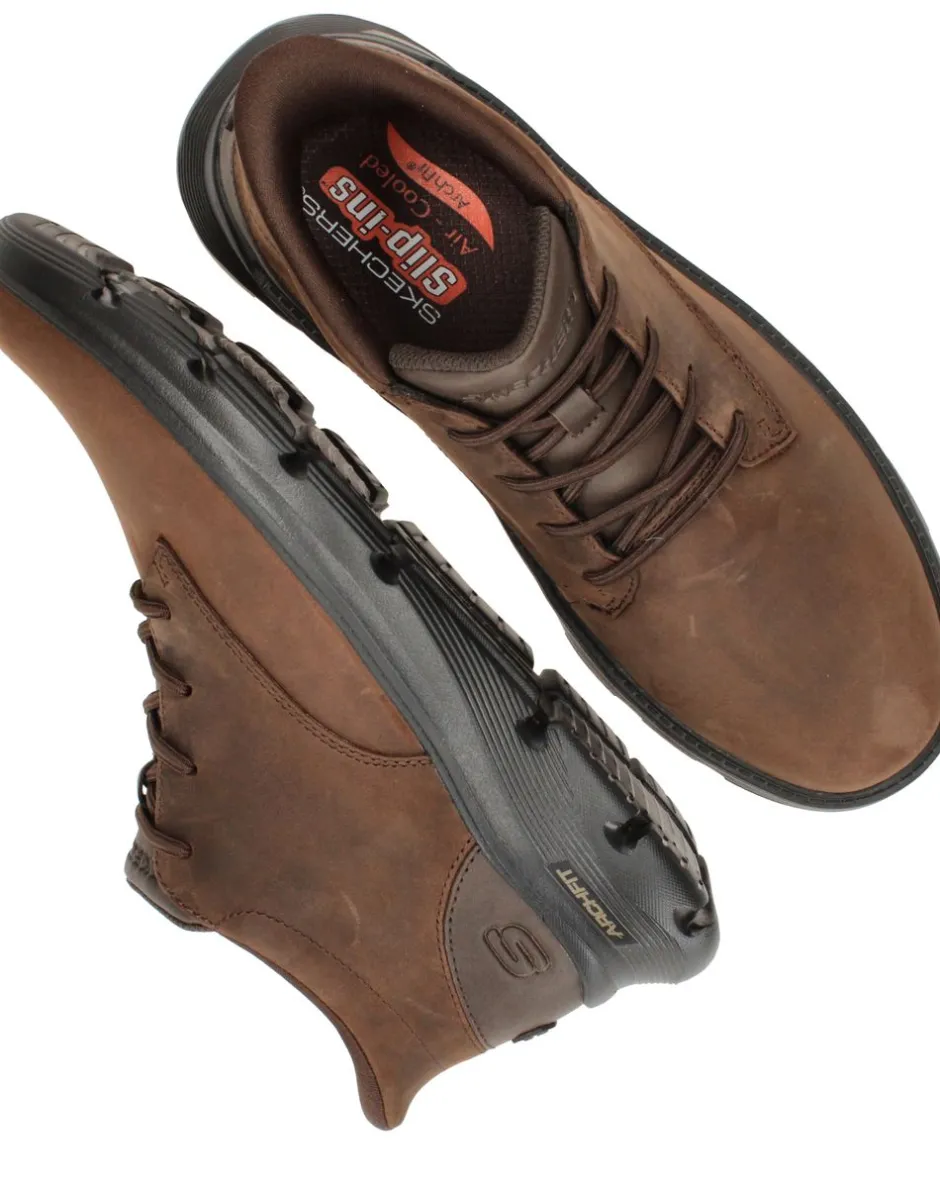 Skechers Slip-Ins Arch Fit Garza Boots Heren|Heren Boots|Veterschoenen