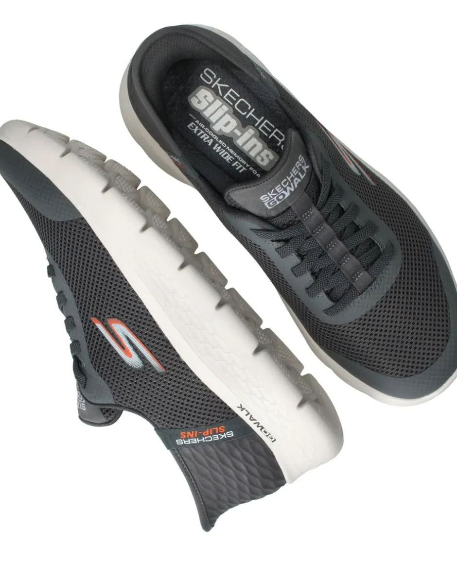 Skechers Slip-Ins Go Walk Flex Sneakers Heren|Heren Instappers|Sneakers