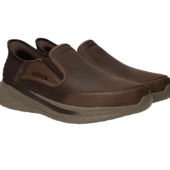 Skechers Slip-Ins Relaxed Fit Slade Cooper Instappers Bruin Heren|Heren Instappers|Comfort