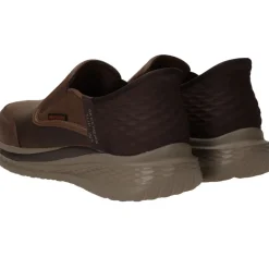 Skechers Slip-Ins Relaxed Fit Slade Cooper Instappers Bruin Heren|Heren Instappers|Comfort