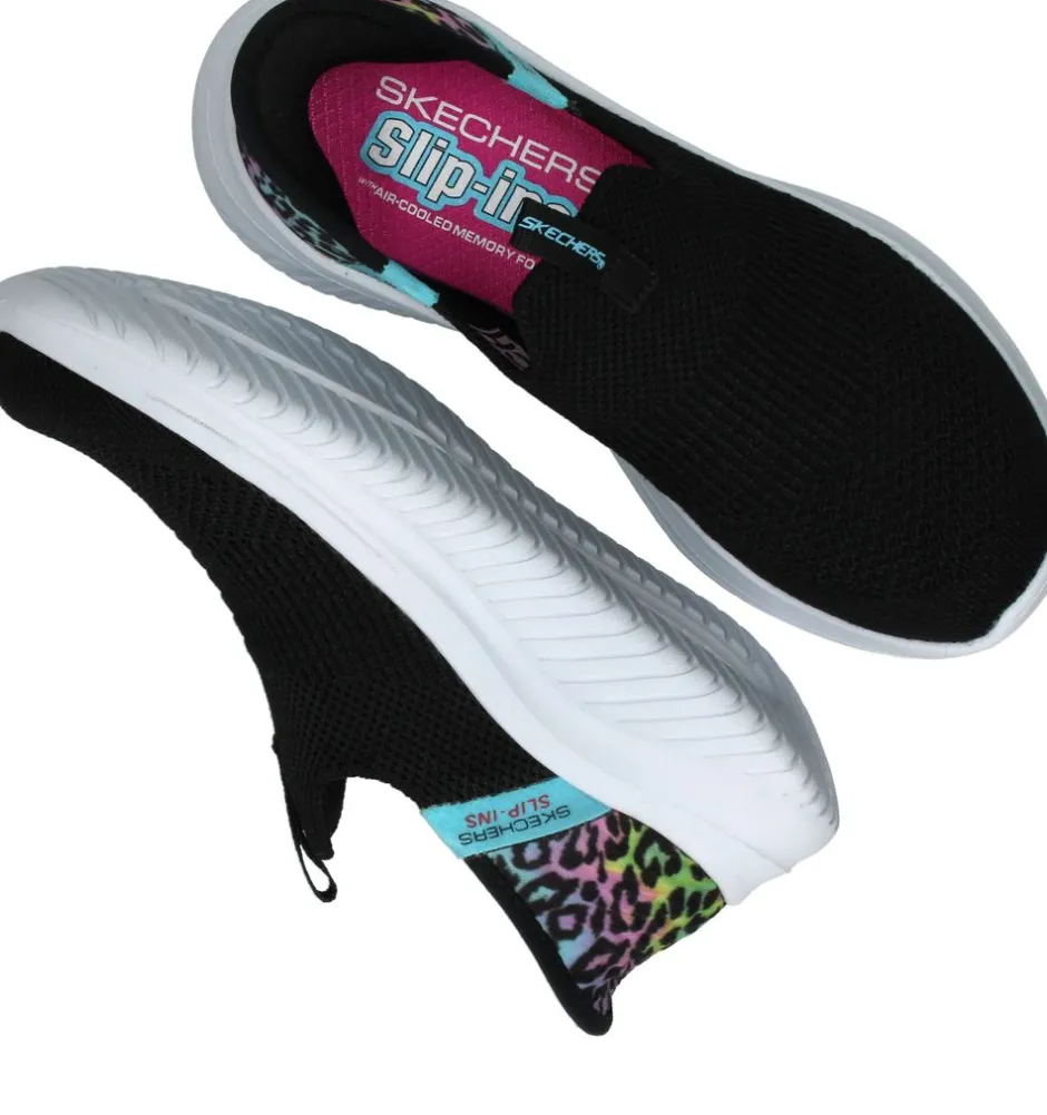 Skechers Ultra Flex 3.0 Colory Wild Slip-Ins Sneakers Meisjes| Sneakers