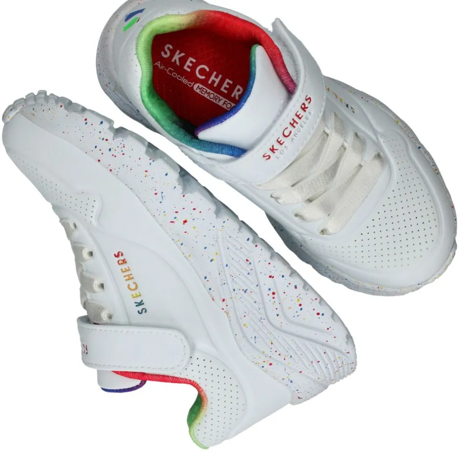 Skechers Uno Lite Rainbow Specks Sneakers Meisjes| Sneakers