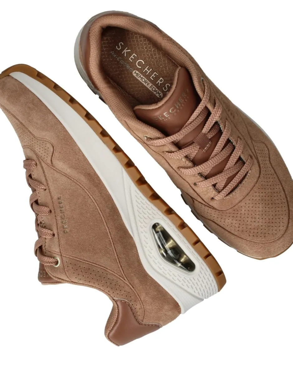 Skechers Uno Rugged Chillproof Sneakers Bruin Dames|DAMES Sneakers