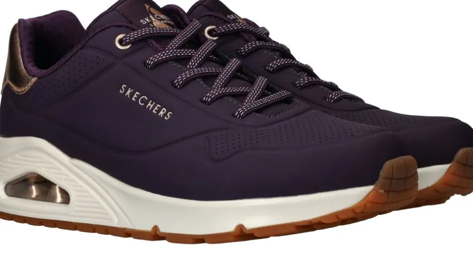 Skechers Uno Shimmer Away Sneakers Dames|DAMES Sneakers
