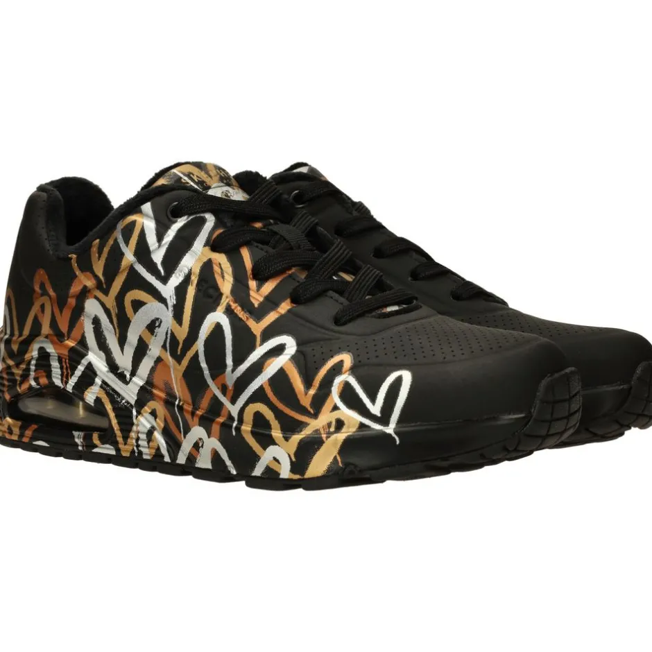Skechers X JGoldcrown Uno Metallic Sneakers Dames|DAMES Sneakers