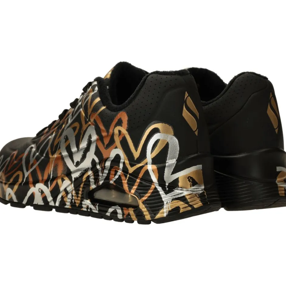 Skechers X JGoldcrown Uno Metallic Sneakers Dames|DAMES Sneakers
