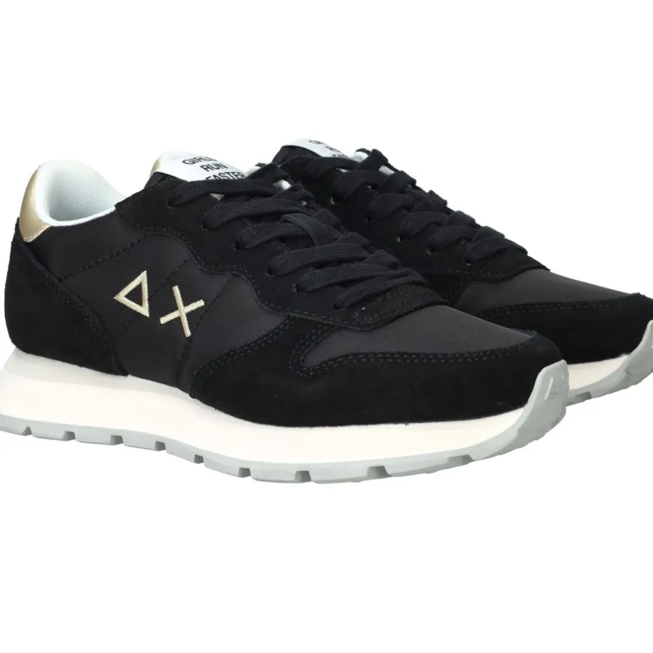 SUN68 Ally Gold Silver Sneakers Zilver Dames|DAMES Sneakers
