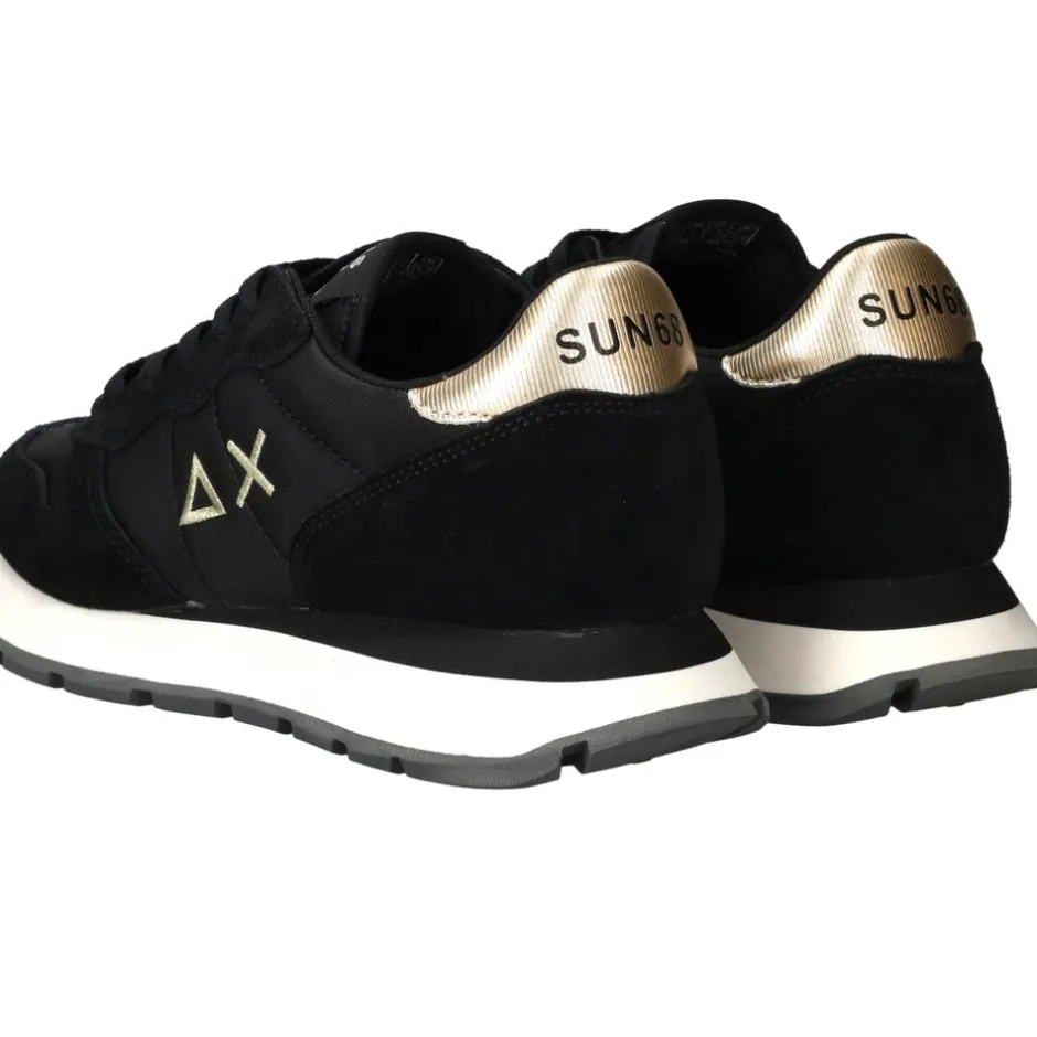 SUN68 Ally Gold Silver Sneakers Dames|DAMES Sneakers