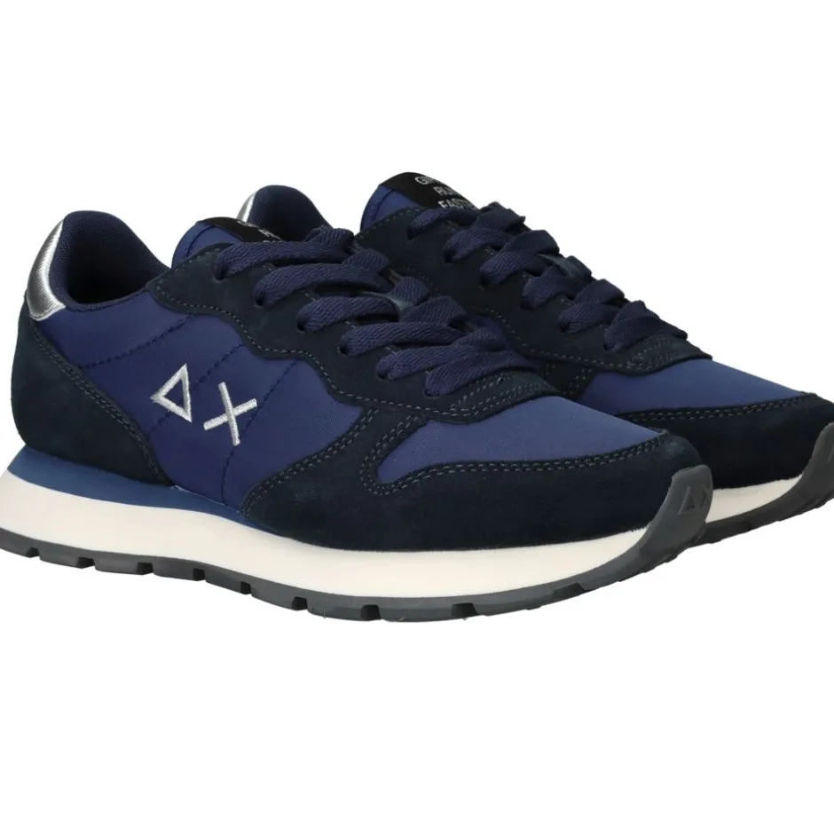 SUN68 Ally Gold Silver Sneakers Dames|DAMES Sneakers