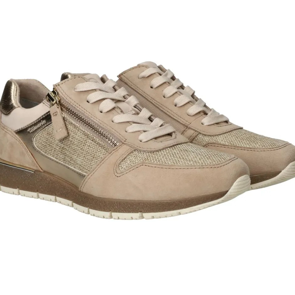 Tamaris Sneakers Beige Dames|DAMES Sneakers
