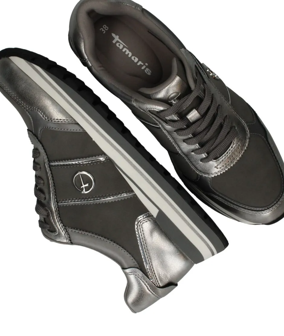 Tamaris Sneakers Grijs Dames|DAMES Sneakers