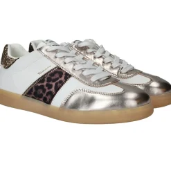 Tamaris Sneakers Zilver Dames|DAMES Veterschoenen|Sneakers