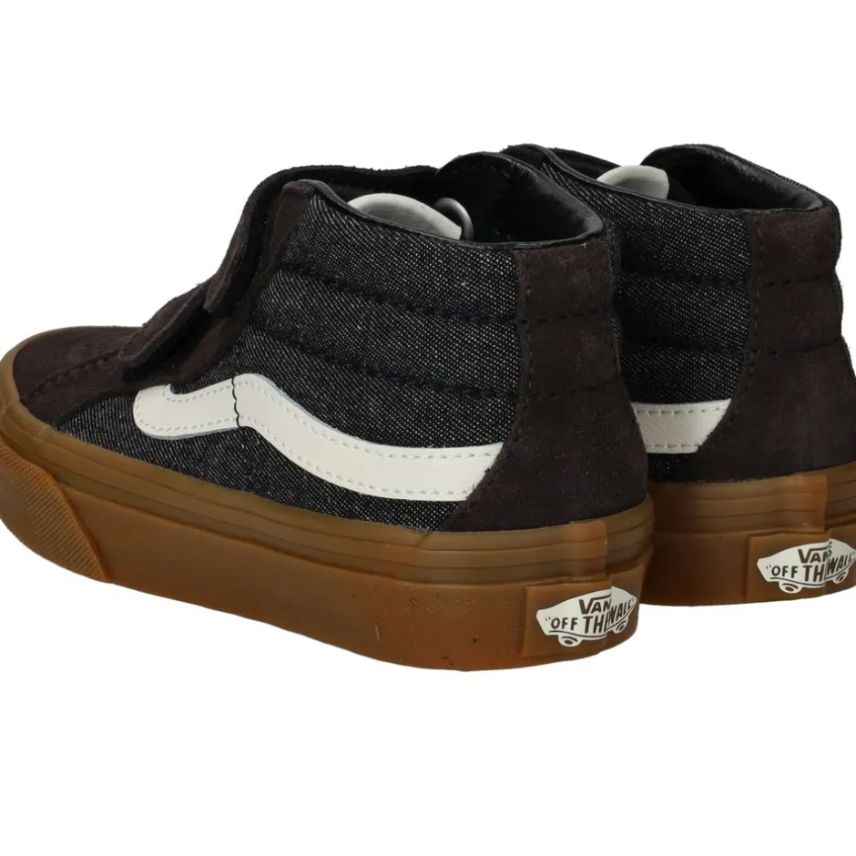 Vans SK8-Mid Sneakers Zwart Jongens| Sneakers