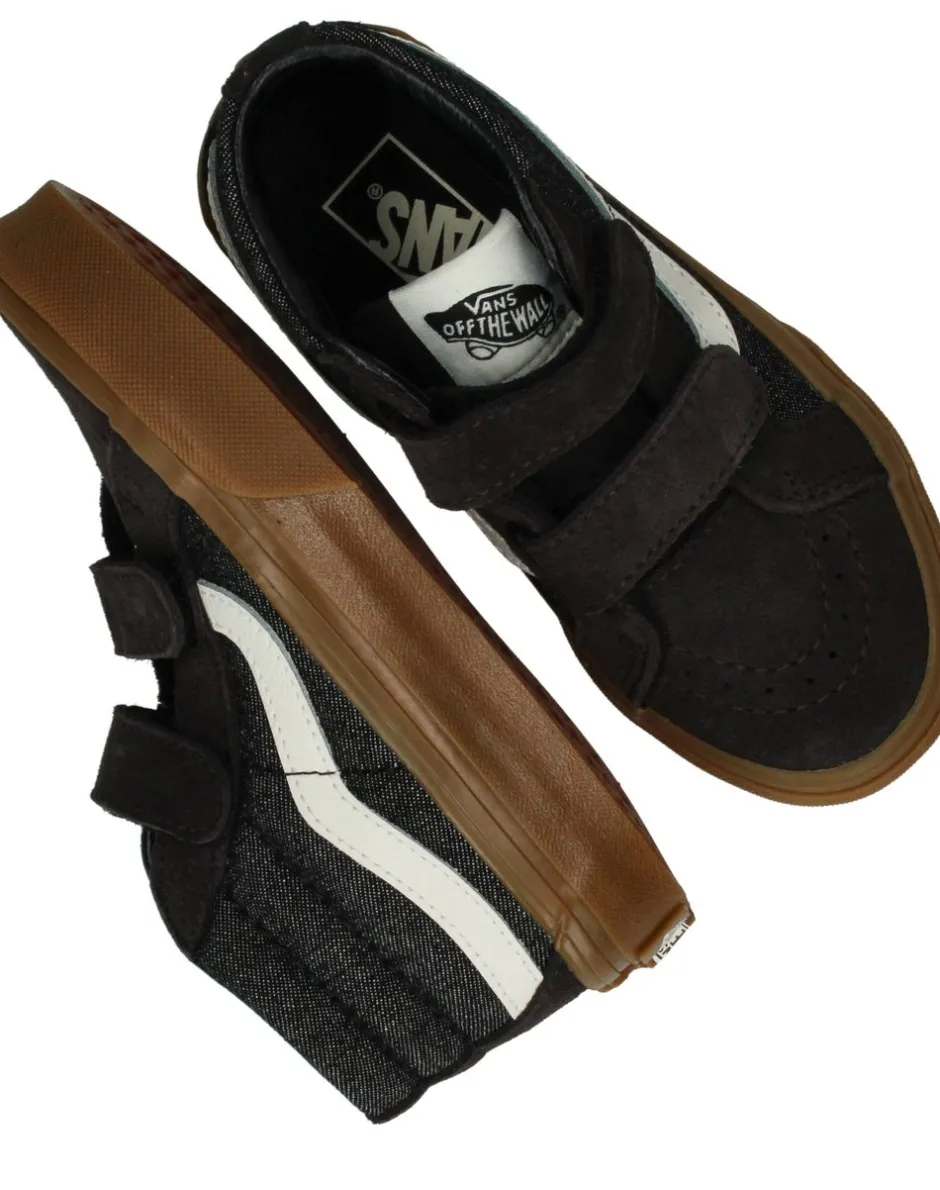 Vans SK8-Mid Sneakers Zwart Jongens| Sneakers