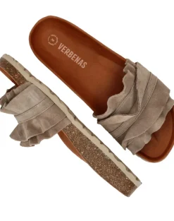 Verbenas Rocio Serraje Slippers Beige Dames|DAMES Slippers