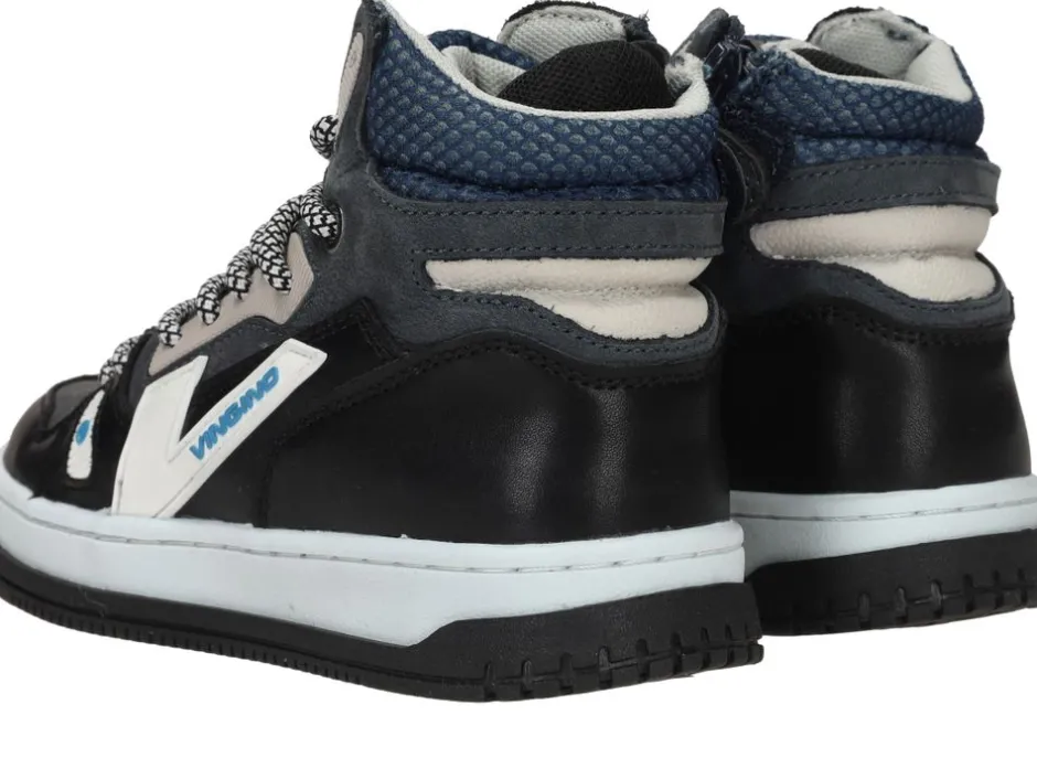Vingino Joshua Mid Boots Zwart Jongens| Boots