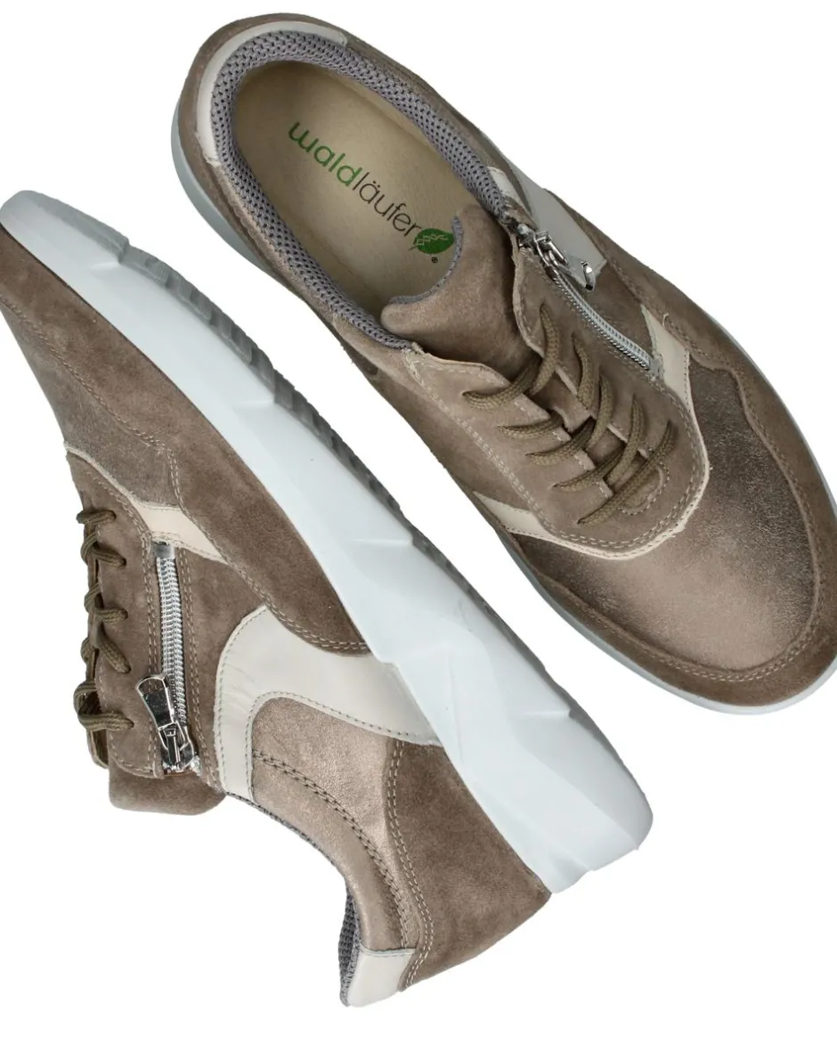 Waldlaufer Funky Sneakers Beige Dames|DAMES Comfort|Sneakers
