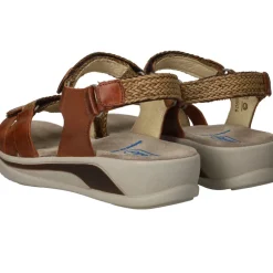 Wolky Acula Softy Wax Sandalen Bruin Dames|DAMES Sandalen|Comfort