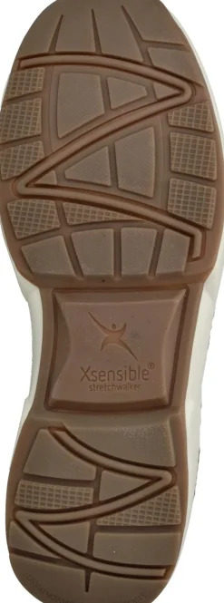Xsensible Grenoble Stretchwalker Sneakers Beige Dames|DAMES Veterschoenen|Comfort