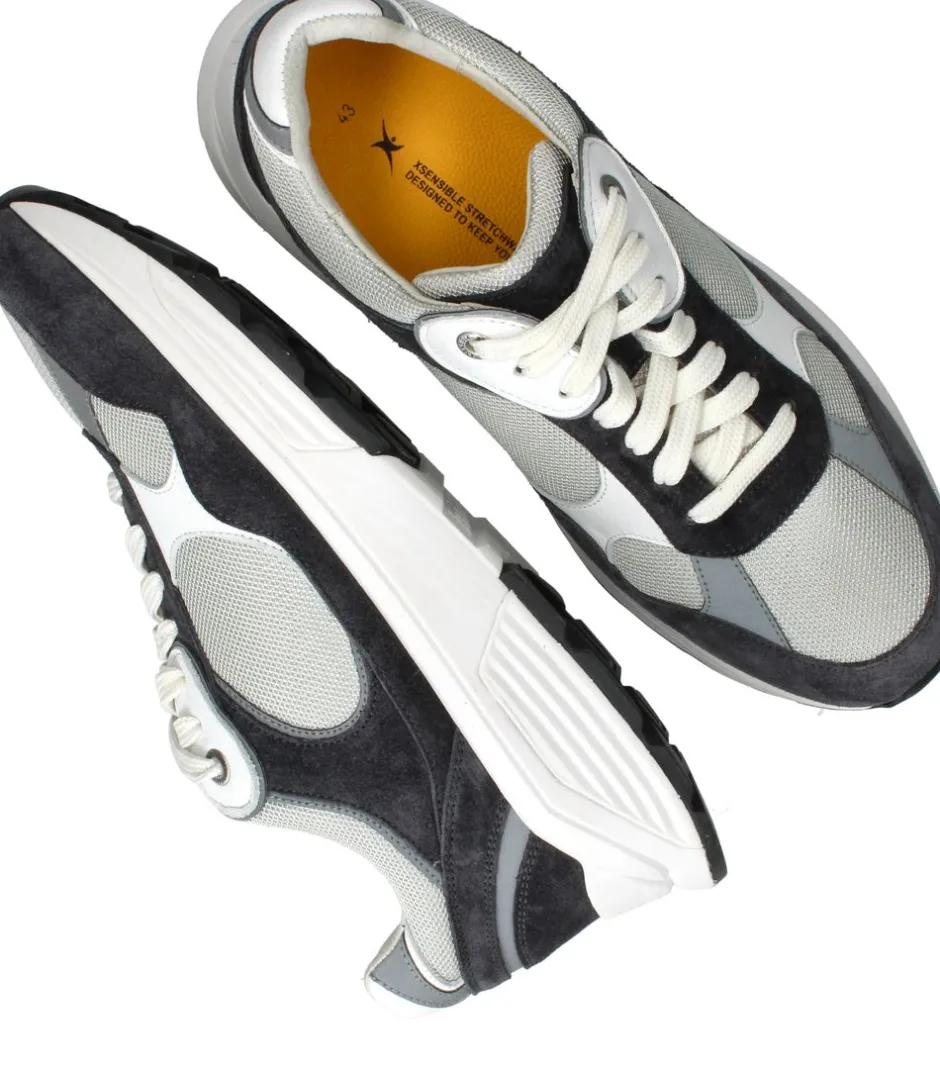 Xsensible Helix Stretchwalker Sneakers Heren|Heren Veterschoenen|Comfort