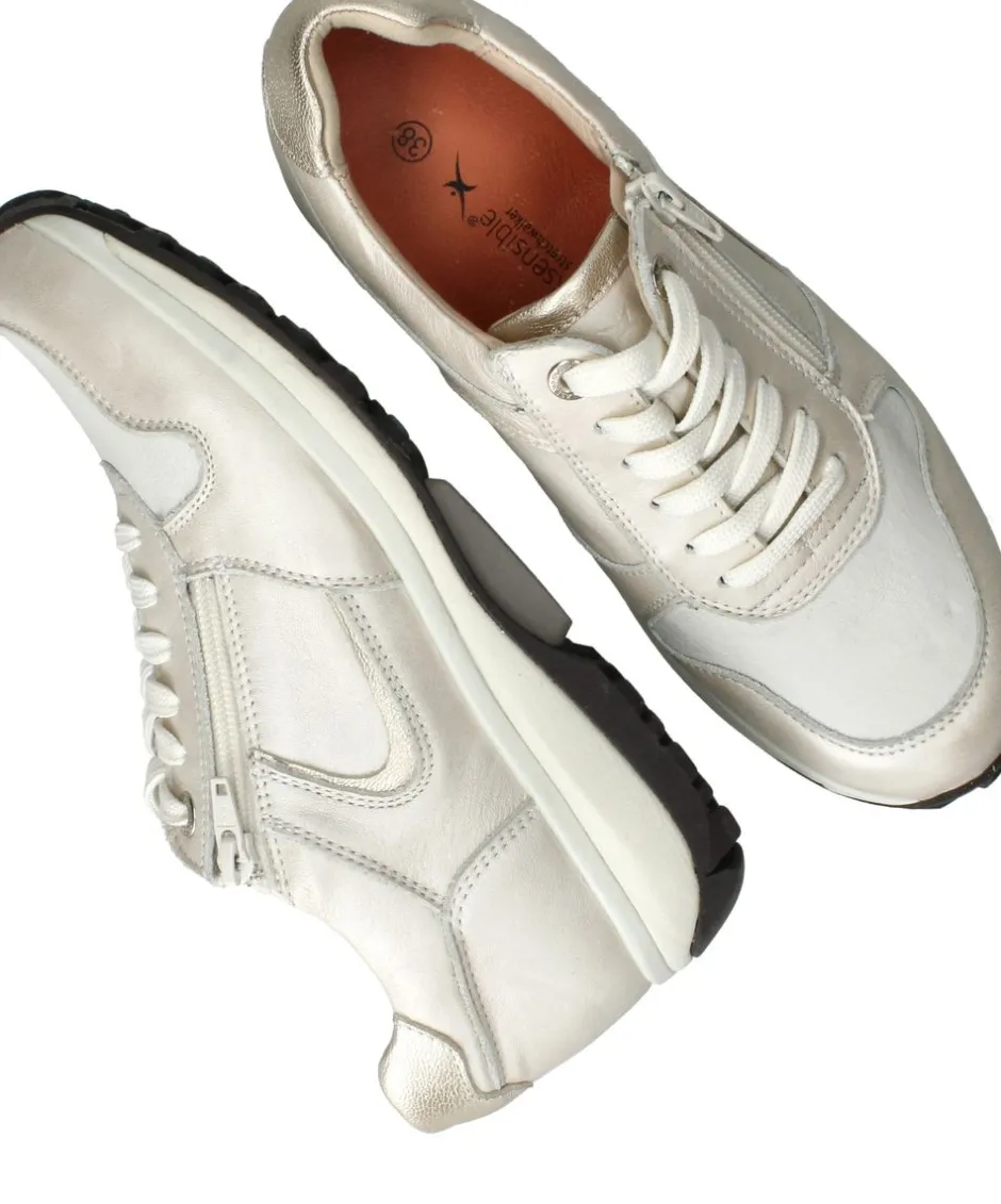 Xsensible Jersey Stretchwalker Sneakers Dames|DAMES Veterschoenen|Comfort