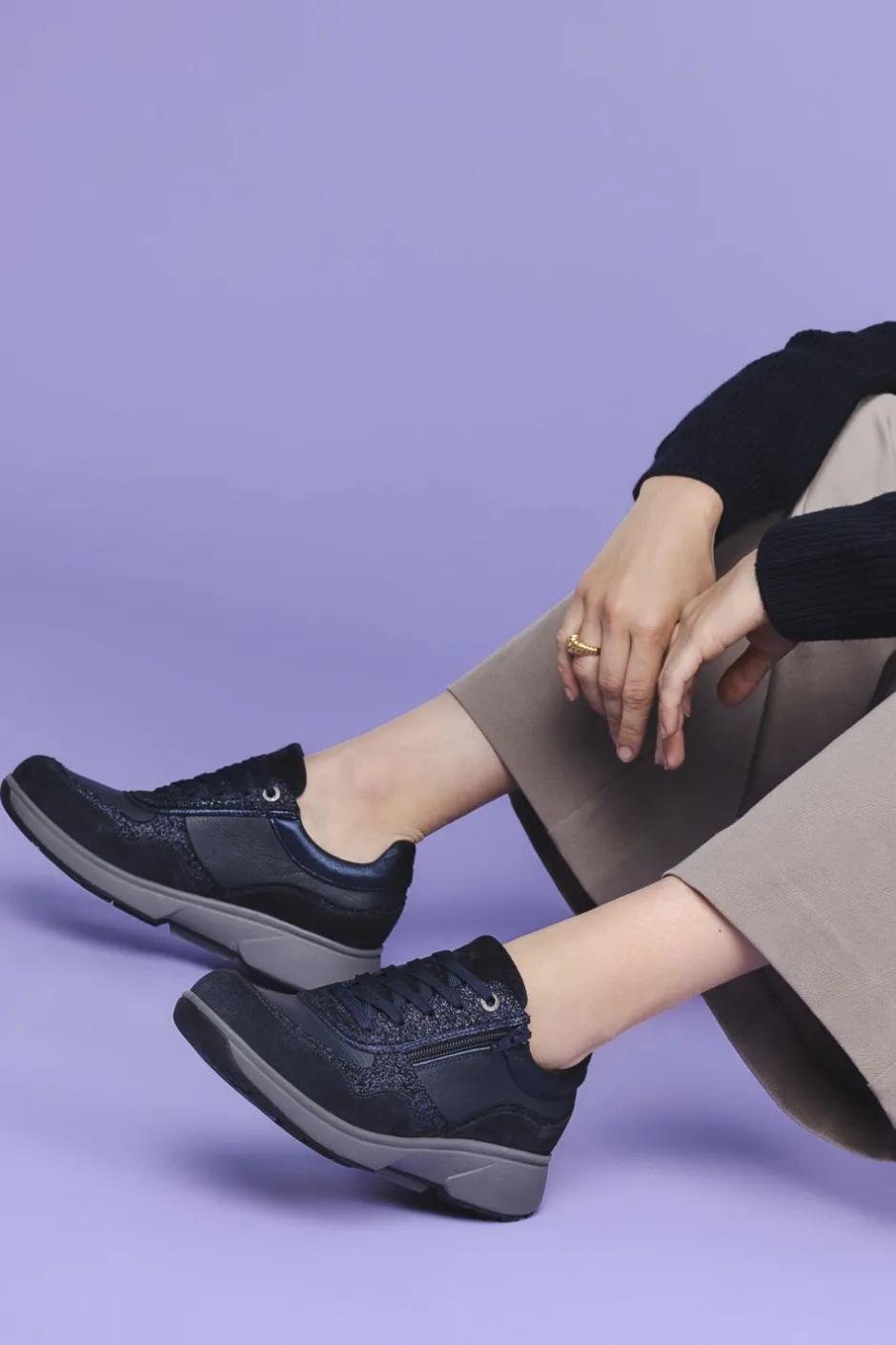 Xsensible Lima Stretchwalker Sneakers Dames|DAMES Comfort|Sneakers